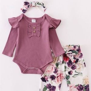 NWT floral 3 piece set